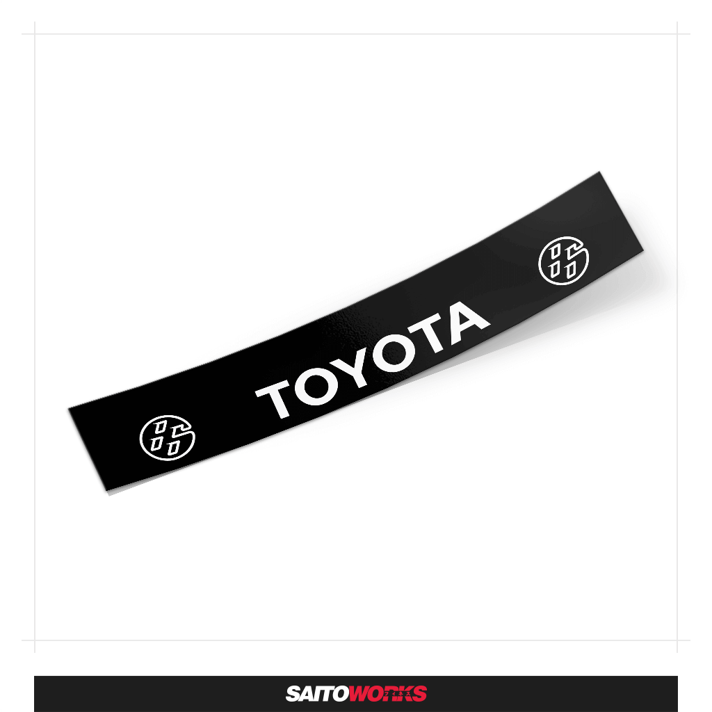 Toyota GT86 Parabrisas Banner Sunstrip Adhesivo Calcomanía Todos Los Colores 