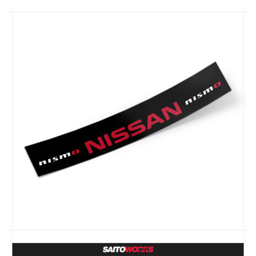 Alternative view of Nissan Racing NISMO Windshield Sunstrip Banner