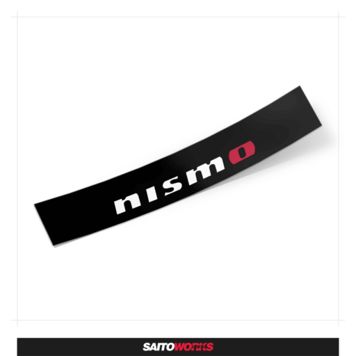 Alternative view of NISMO Japan Logo Windshield Sunstrip Banner