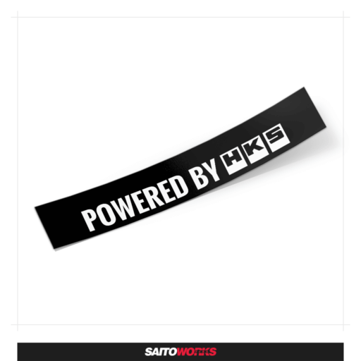 Alternative view of 'Powered By HKS' Japan Sunstrip Banner