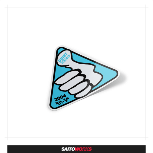 Drift Tengoku 'Thumbs Up' 2004 (Blue) Sticker