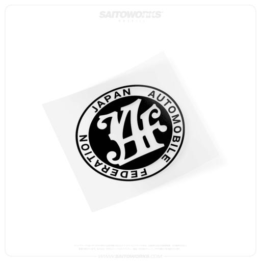 Japan Automobile Federation Decal Sticker