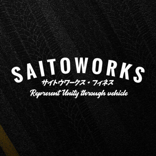 Alternative view of SaitoWorks 'Represent' Katakana XL Rear Window Sticker