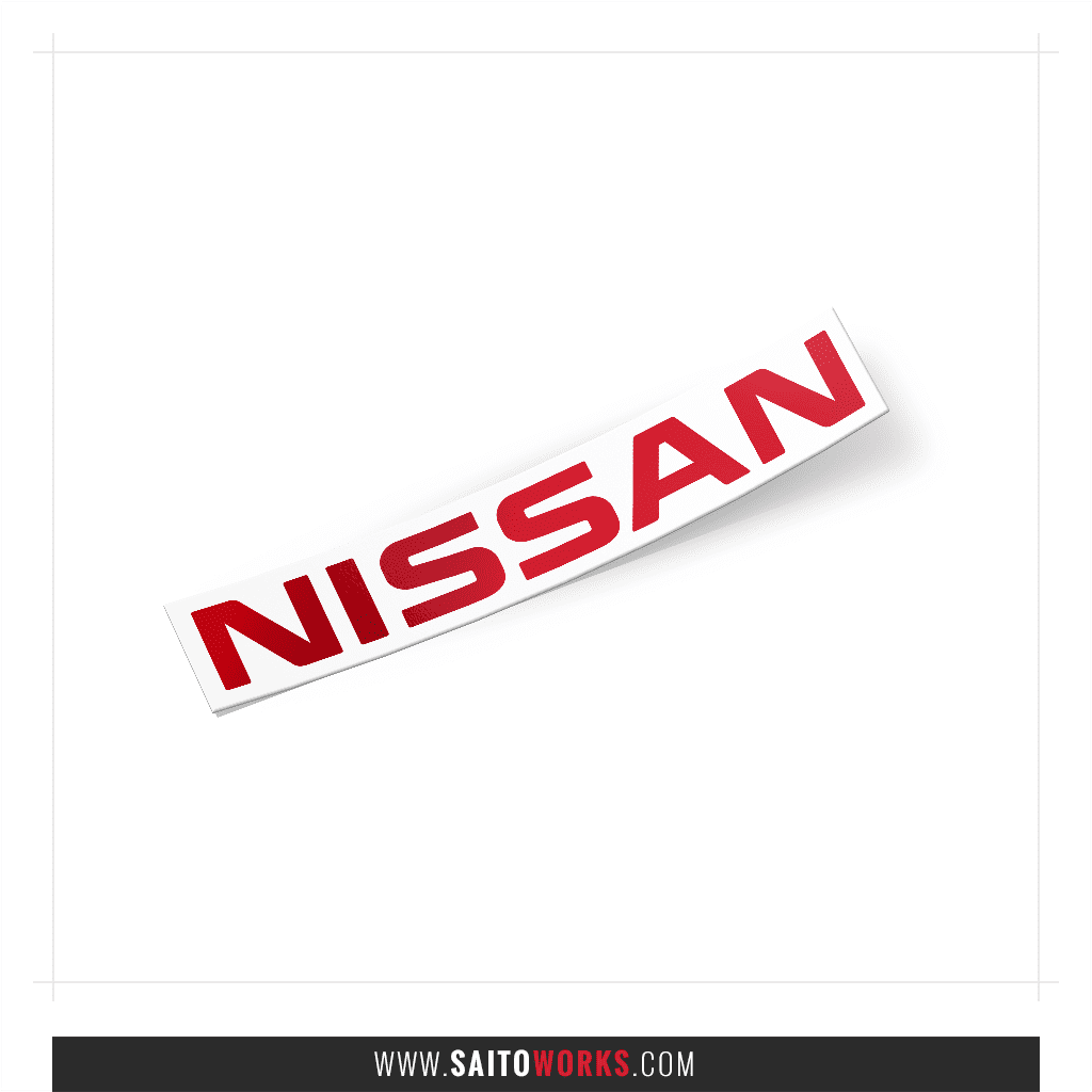 NISSAN logo des autocollants sponsors marques Autocollant Décalques tuning sticker set