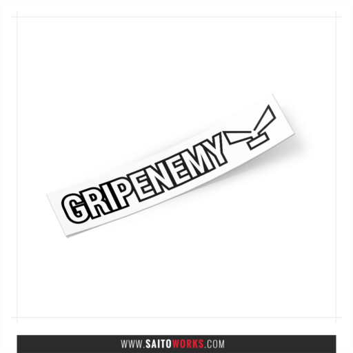 'GRIP ENEMY' Horizontal Need For Speed Decal Sticker