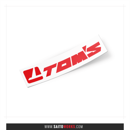 TOM'S Toyota Motorsport Retro Logo Sticker