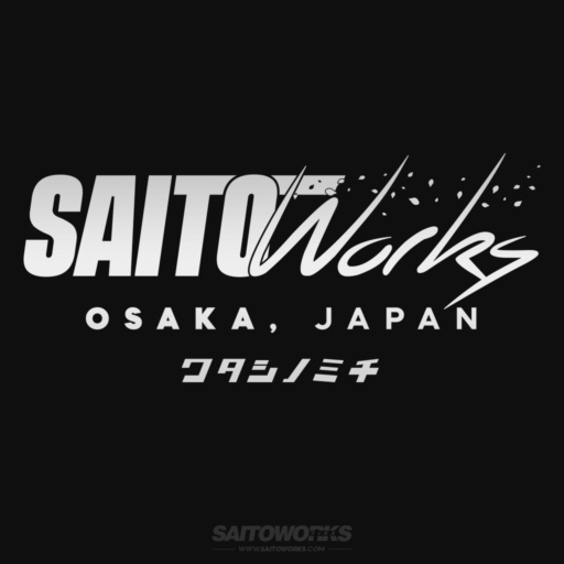 Alternative view of SaitoWorks Signature: Osaka 大阪 XL Rear Window Decal