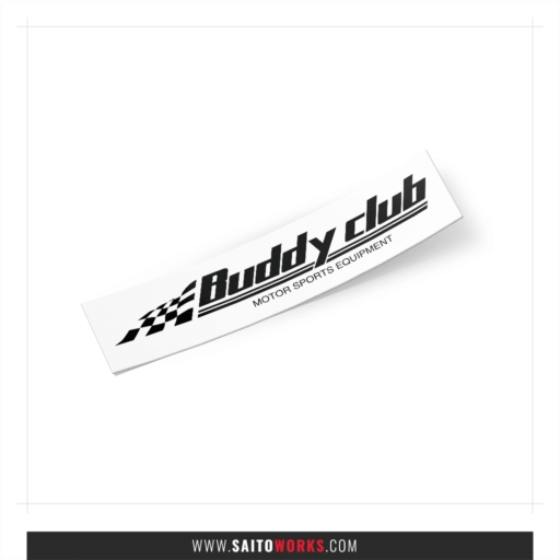 Buddy Club Die-Cut Decal Sticker