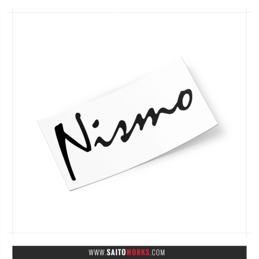 Nismo Script Retro Logo Sticker