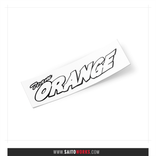 Team Orange Drift Sticker Japan