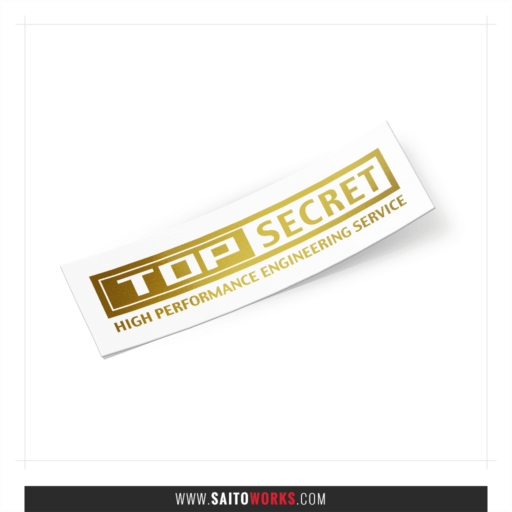TOP SECRET Original 'Classic' JDM Logo Sticker