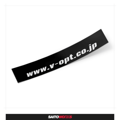 Alternative view of V-OPT.CO.JP Option Magazine JDM Sunstrip Banner