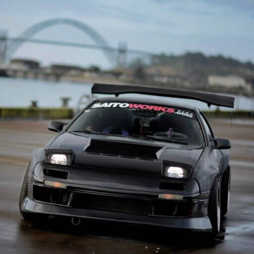 Alternative view of SaitoWorks.com Premium JDM Sunstrip Banner