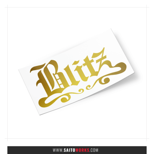 BLITZ 'Ken Normura' Logo D1GP Edition Sticker
