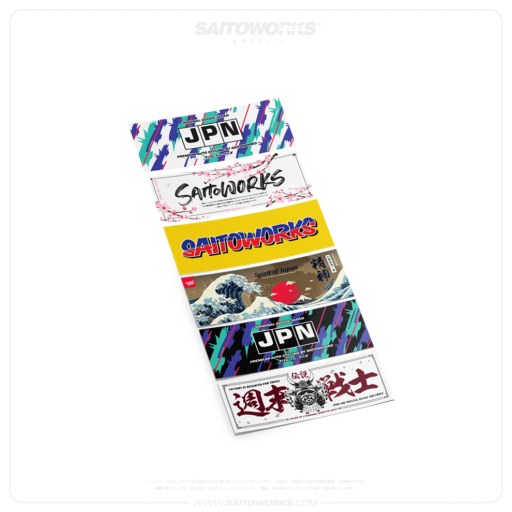 SaitoWorks Mini Slap Stickers | Pack #1