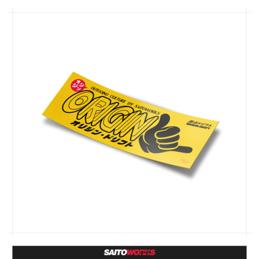 Alternative view of Origin Drift Carbon Shift (Impulse Edition) Slap Sticker