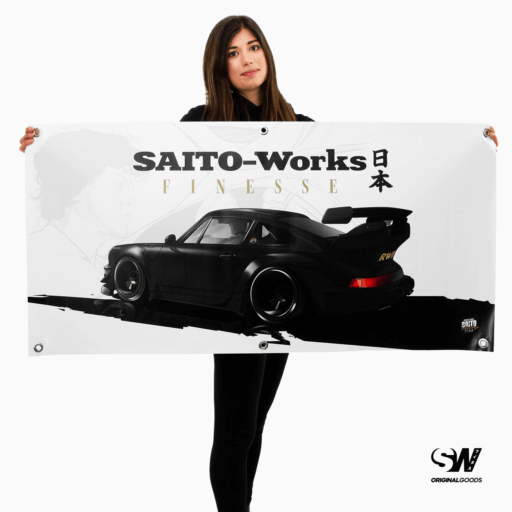 Alternative view of Porsche 911 'Akira Nakai' RWB Workshop Banner