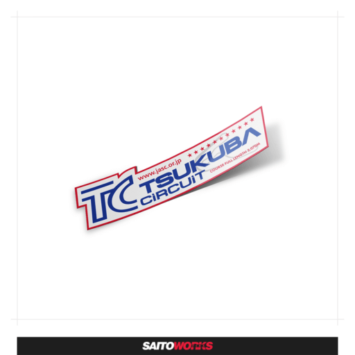 Tsukuba Circuit 'Time Attack' Course Sticker