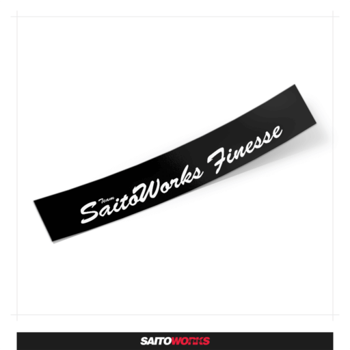 Alternative view of Team SaitoWorks Finesse 'Chirography' Sunstrip Banner