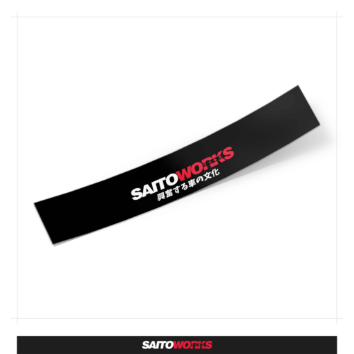 Alternative view of SaitoWorks 'Exciting Car Culture' Sunstrip