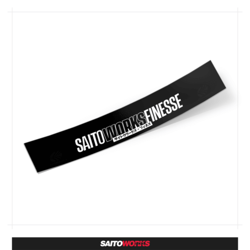 Alternative view of SaitoWorks Finesse 'Oikosu' Sunstrip Banner