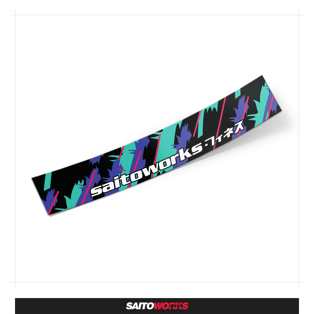 SaitoWorks フィネス 'HKS Confetti Style' Sunstrip SaitoWorks