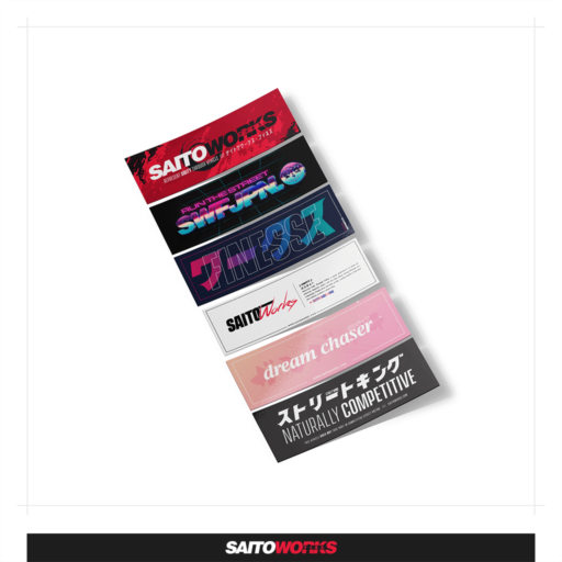 SaitoWorks Mini Slap Stickers | Pack #4