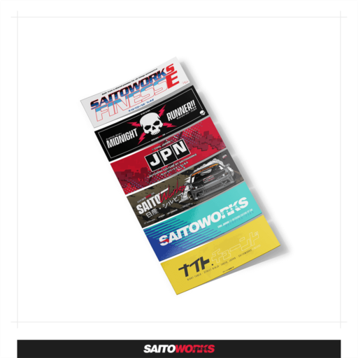 SaitoWorks Mini Slap Stickers | Pack #5