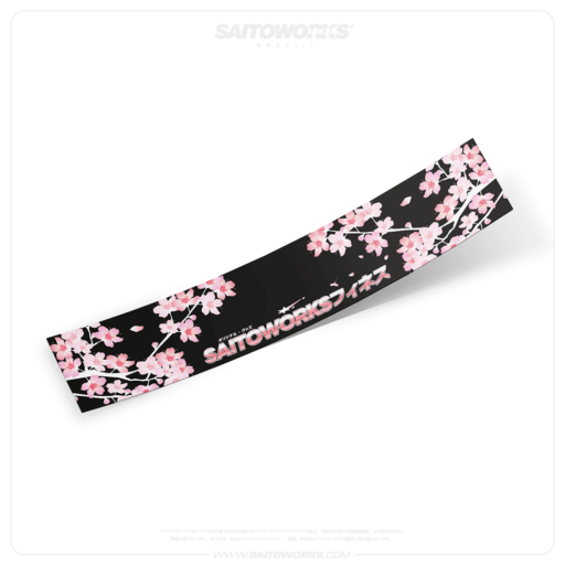 Alternative view of SaitoWorks Black Sakura 'Brilliant Stars' Cherry Blossom Japan Sunstrip