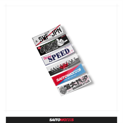 SaitoWorks Mini Slap Stickers | Pack #7