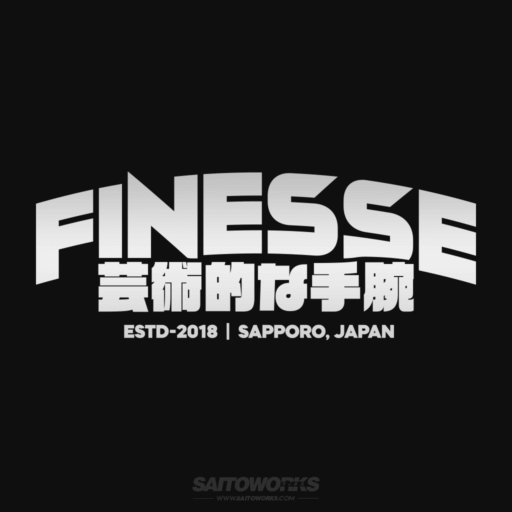 Alternative view of 'Art of Finesse' XL Rear Window Decal