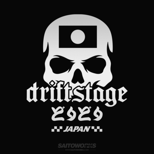 Alternative view of Drift Stage どりどり Japan XL Rear Window Decal