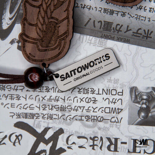 Alternative view of 'Heart of a Warrior Broken Katana' Rear View Mirror Hanging Charm