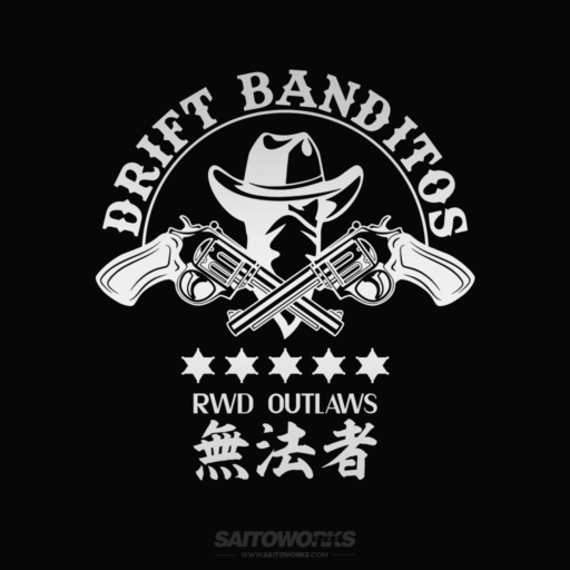 Alternative view of Drift Banditos XL 55cm Rear Window Decal