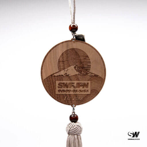 Alternative view of 'Mt. Fuji' Rear View Mirror Hanging Charm