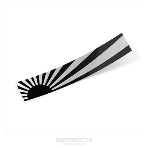 Alternative view of SaitoWorks Finesse 'Rising Sun Kuro' Sunstrip