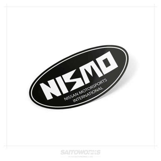 Retro Black ‘NISMO International Motorsports’ Sticker