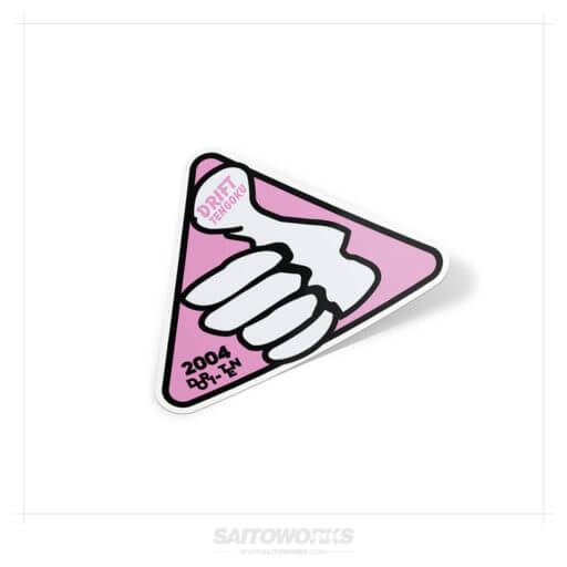 Drift Tengoku 'Thumbs Up' 2004 (Pink) Sticker