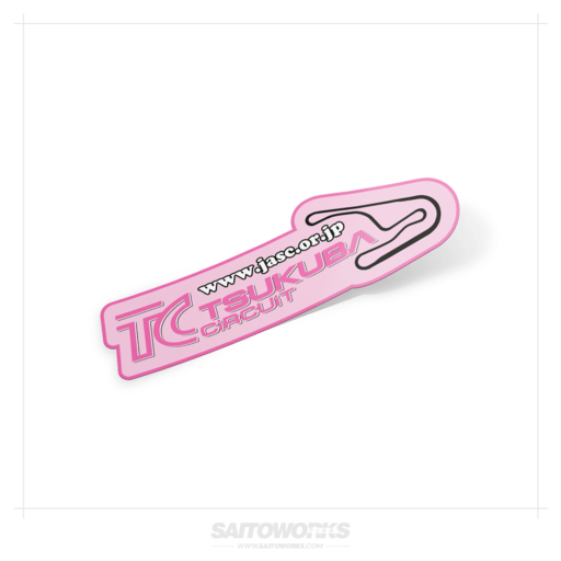 Tsukuba Circuit 'Pink Style' JASC Sticker