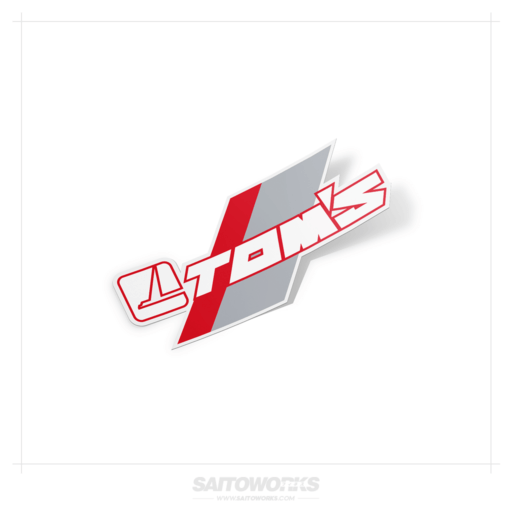 Retro TOMS Toyota Motorsport Sticker