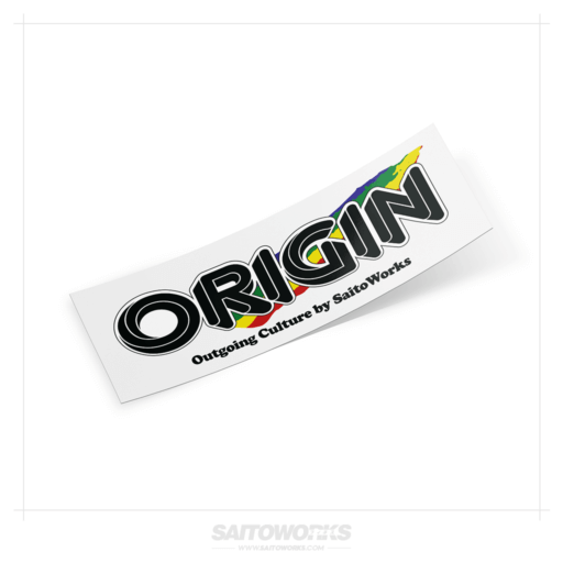 Origin Drift 'Retro Rainbow' Slap Sticker