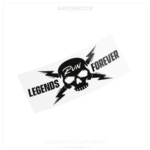 Midnight Runners 'Legends RUN Forever' JDM Decal Sticker