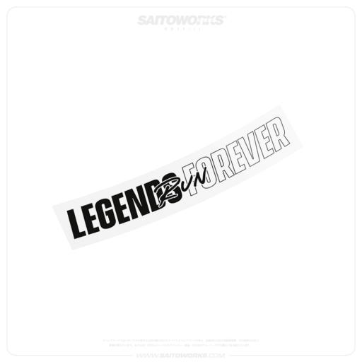 Legends RUN Forever ミッドナイト.ランナー JDM Decal Sticker