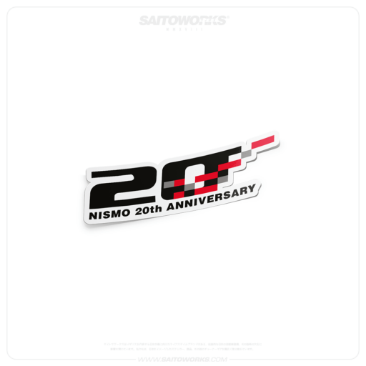 Nismo 20th Anniversary Nissan Japan Sticker