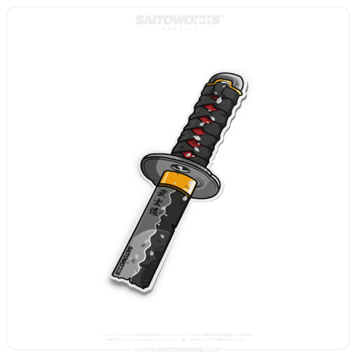 SaitoWorks 'Way of the Warrior' Katana Sticker
