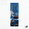 A Calsonic Group A R32 GTR Garage Banner