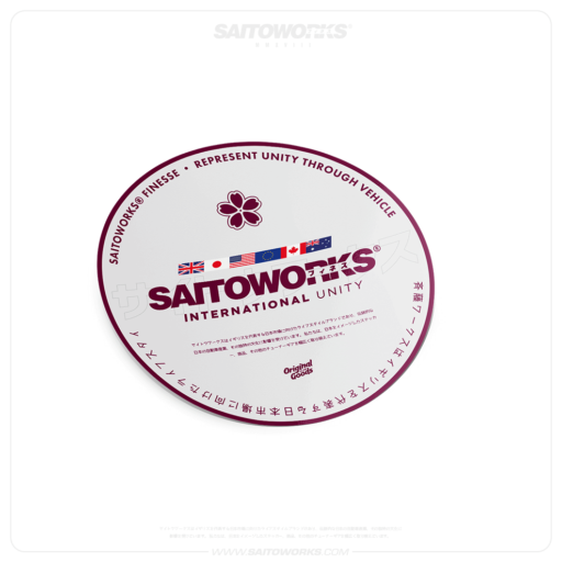 SaitoWorks International Unity 'Shiro' Sticker