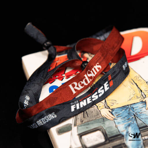 Initial-D Akagi RedSuns お祭り Wristband Bracelet