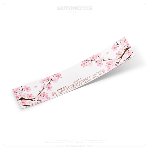 Alternative view of SaitoWorks White Sakura 'Brilliant Stars' Cherry Blossom Japan Sunstrip
