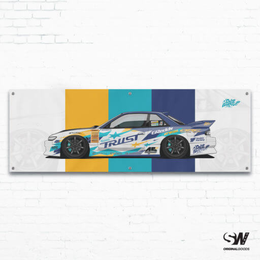 Heritage Collection: TRUST GREDDY Nissan Silvia PS13 Workshop Banner